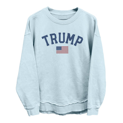 Trump American Flag 2024 (Front) Shield Republic