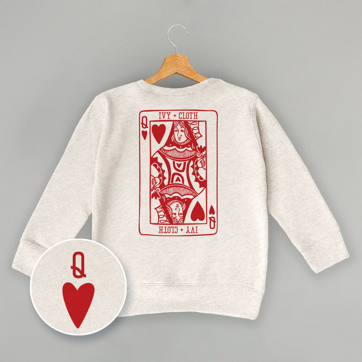 Queen Of Hearts (Kids Back Print) Ivy + Cloth