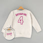 Birthday Girl Varsity #4 (Kids Back Print) Ivy + Cloth