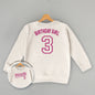 Birthday Girl Varsity #3 (Kids Back Print) Ivy + Cloth