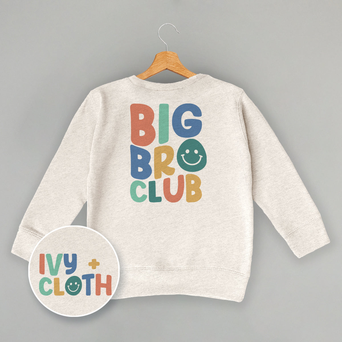 Big Bro Club (Kids Back Print) Ivy + Cloth