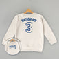 Birthday Boy Varsity #3 (Kids Back Print) Ivy + Cloth