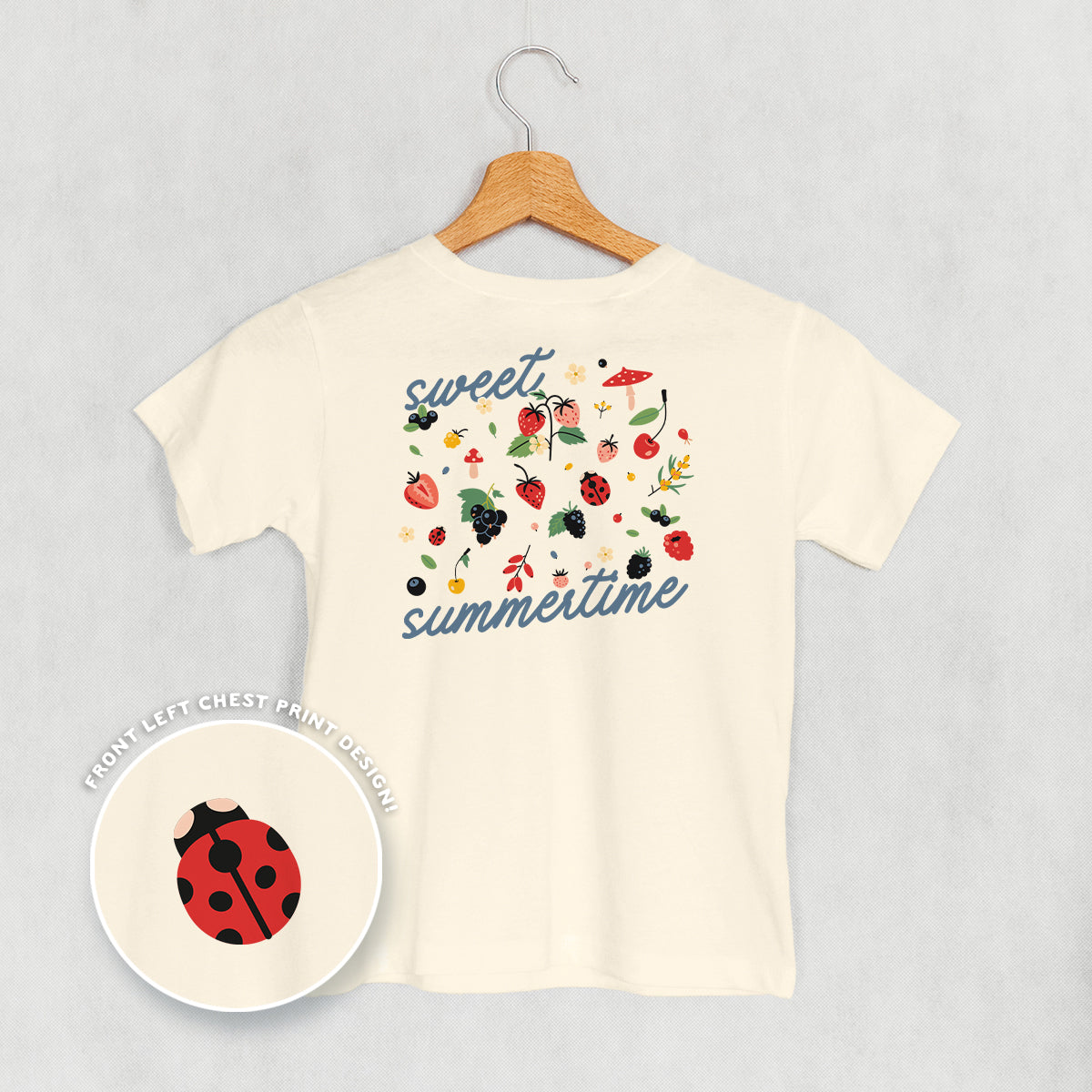 Sweet Summertime Fruits (Kids Back Print) Ivy + Cloth