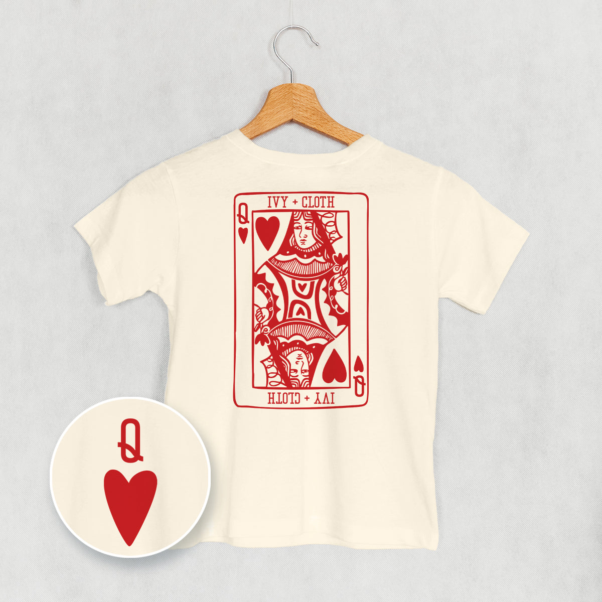 Queen Of Hearts (Kids Back Print) Ivy + Cloth