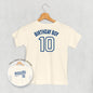 Birthday Boy Varsity #10 (Kids Back Print) Ivy + Cloth