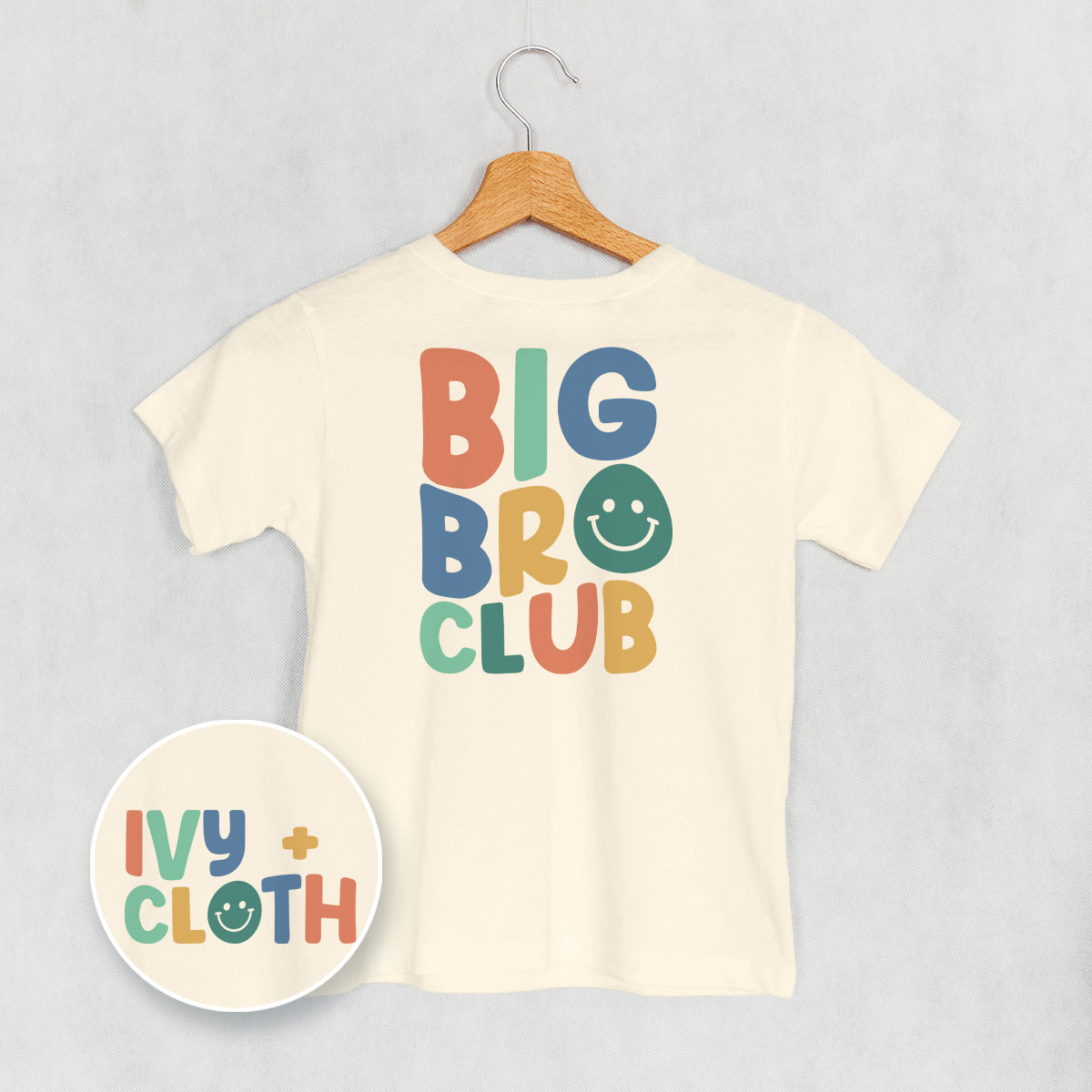 Big Bro Club (Kids Back Print) Ivy + Cloth