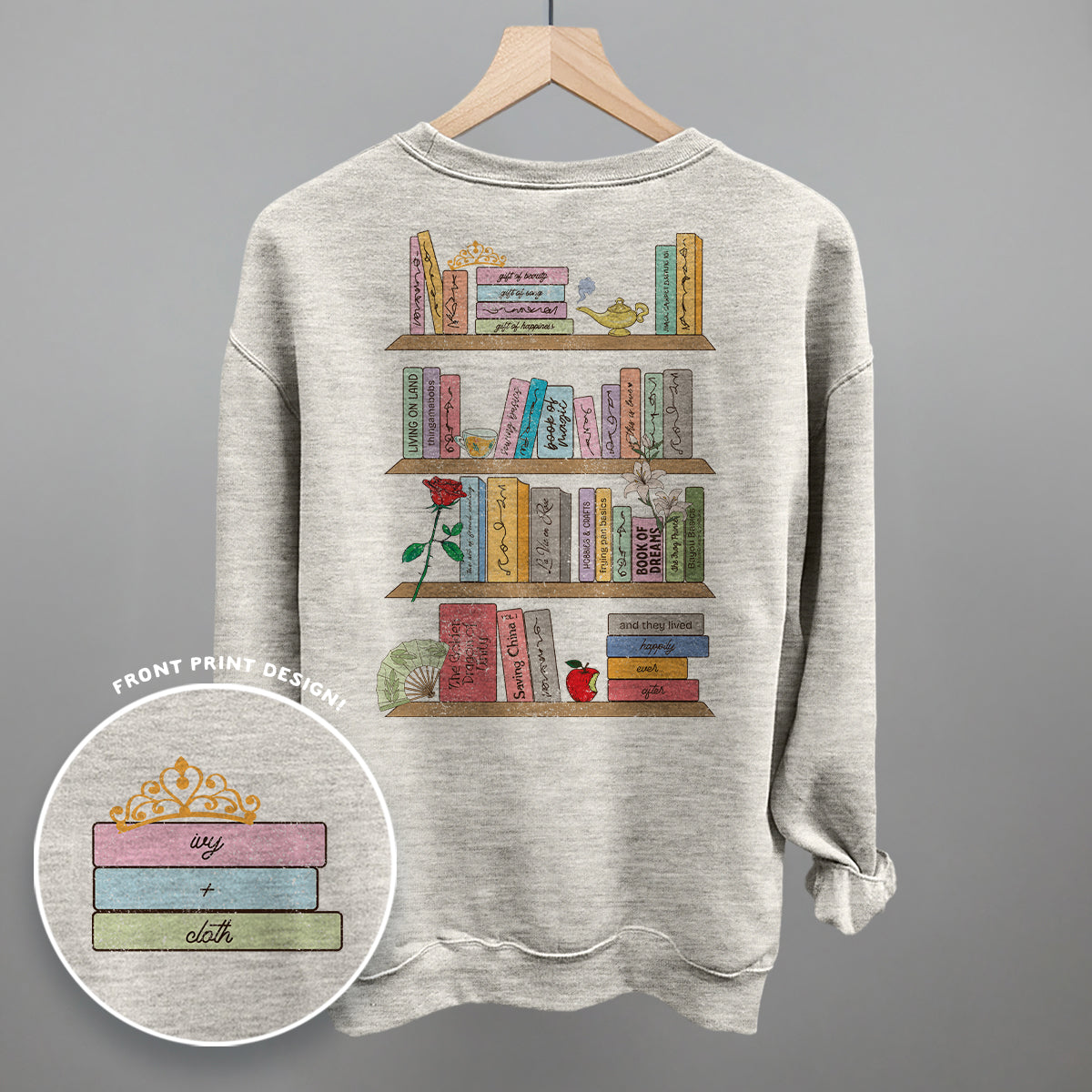 Princess Book Shelves (Back Print) Ivy + Cloth
