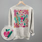 Abstract Floral Teacher Doodle (Back Print) Ivy + Cloth
