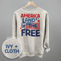 America Land Of The Free Distressed (Back Print) Ivy + Cloth