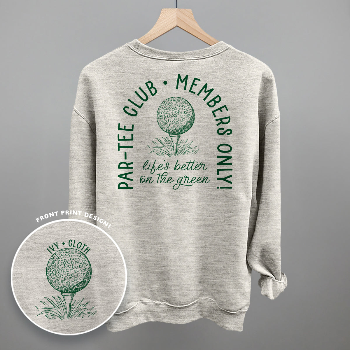 Par-Tee Club (Back Print) Ivy + Cloth