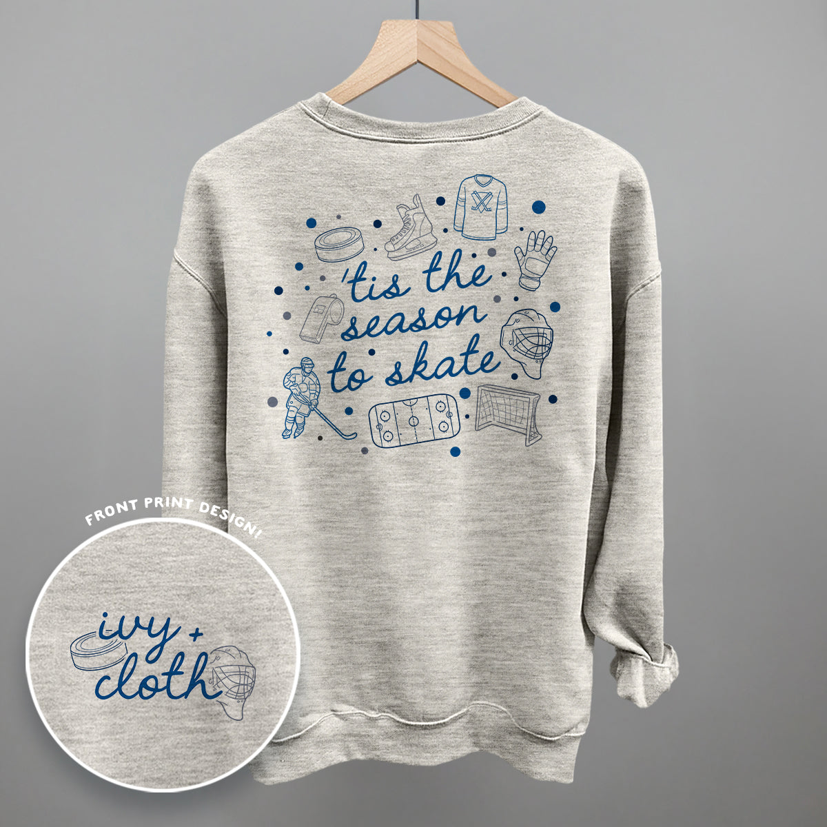 Tis The Season To Skate (Back Print) Ivy + Cloth