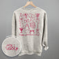 Galentine's Pink Doodles (Back Print) Ivy + Cloth