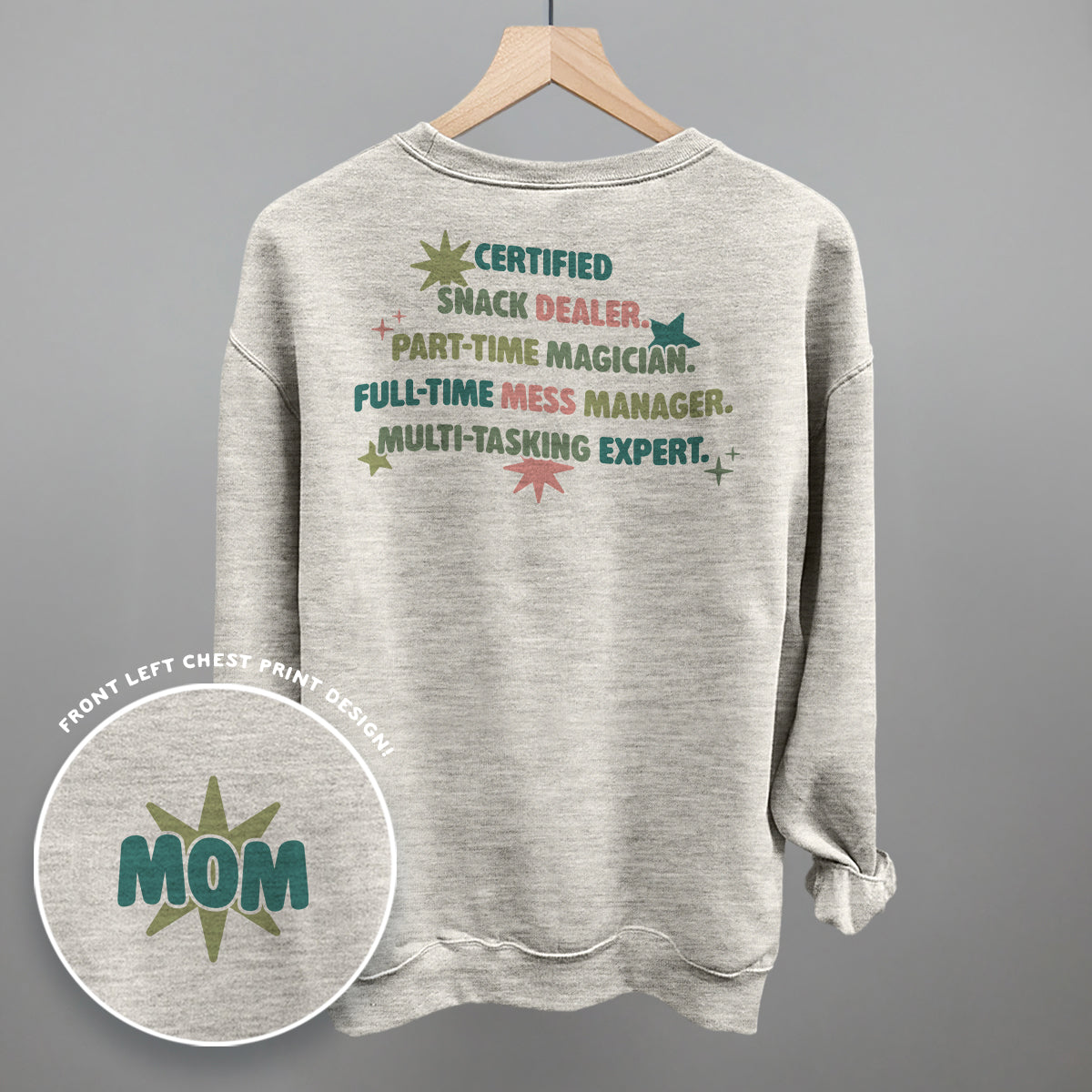Multitasking Mom (Back Print) Ivy + Cloth