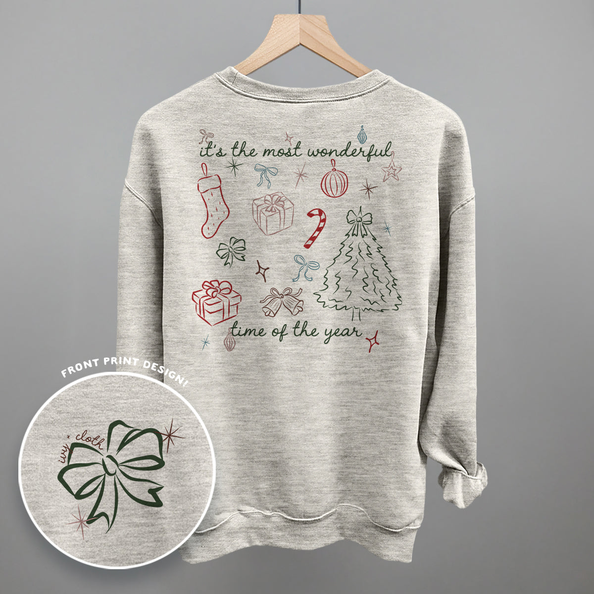 Wonderful Time Doodles (Back Print) Ivy + Cloth