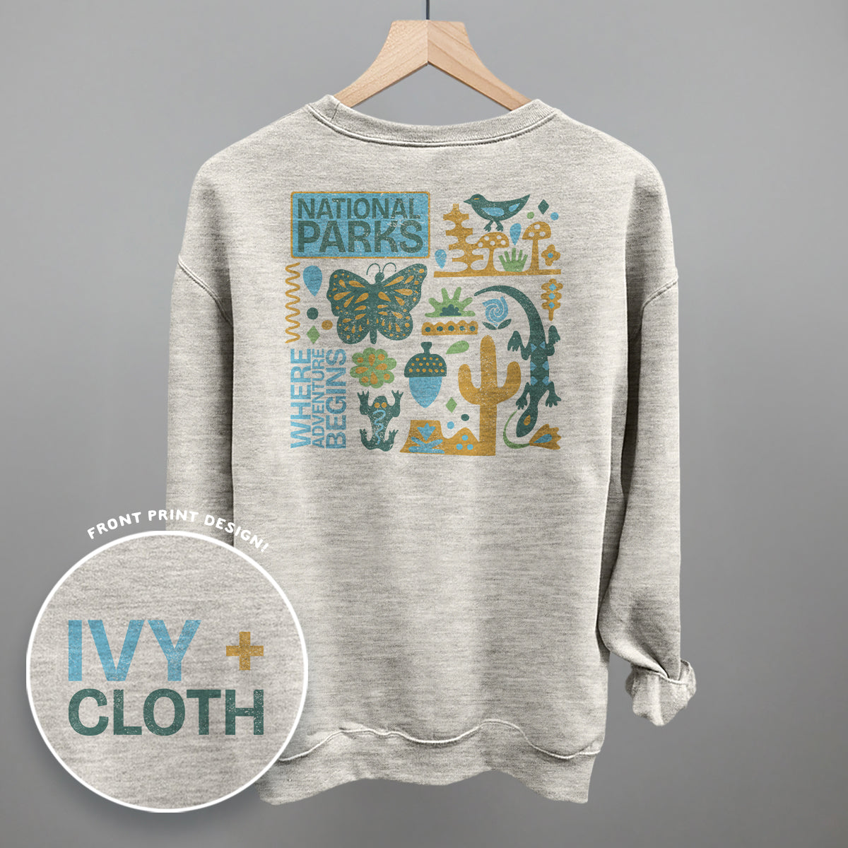 National Parks Doodles (Back Print) Ivy + Cloth