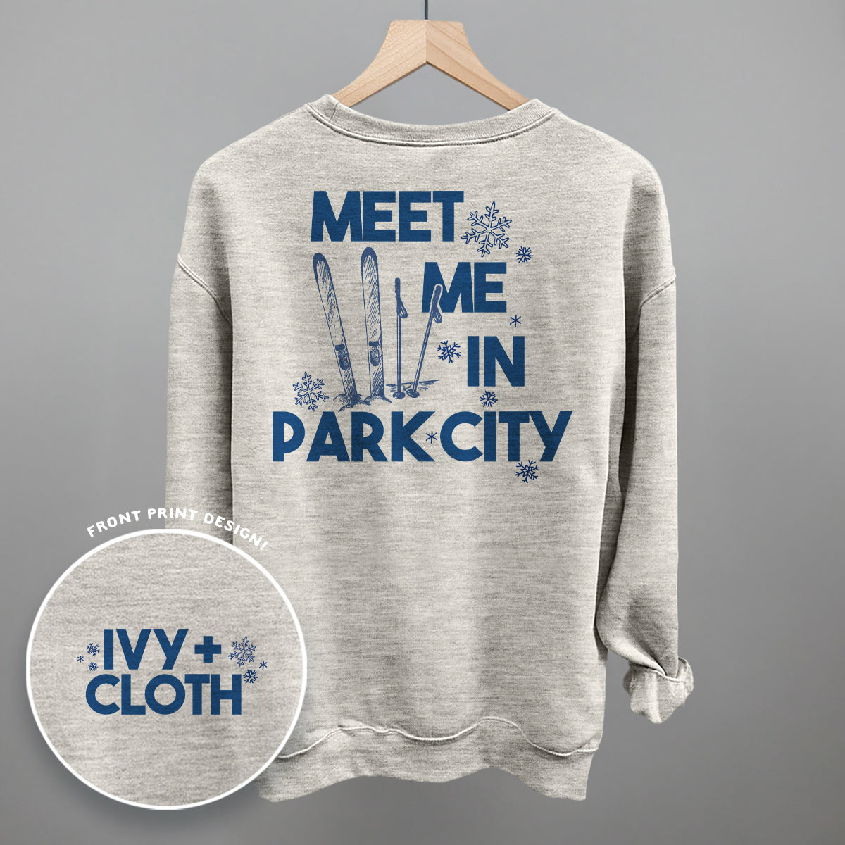 Meet Me In Park City (Back Print) Ivy + Cloth