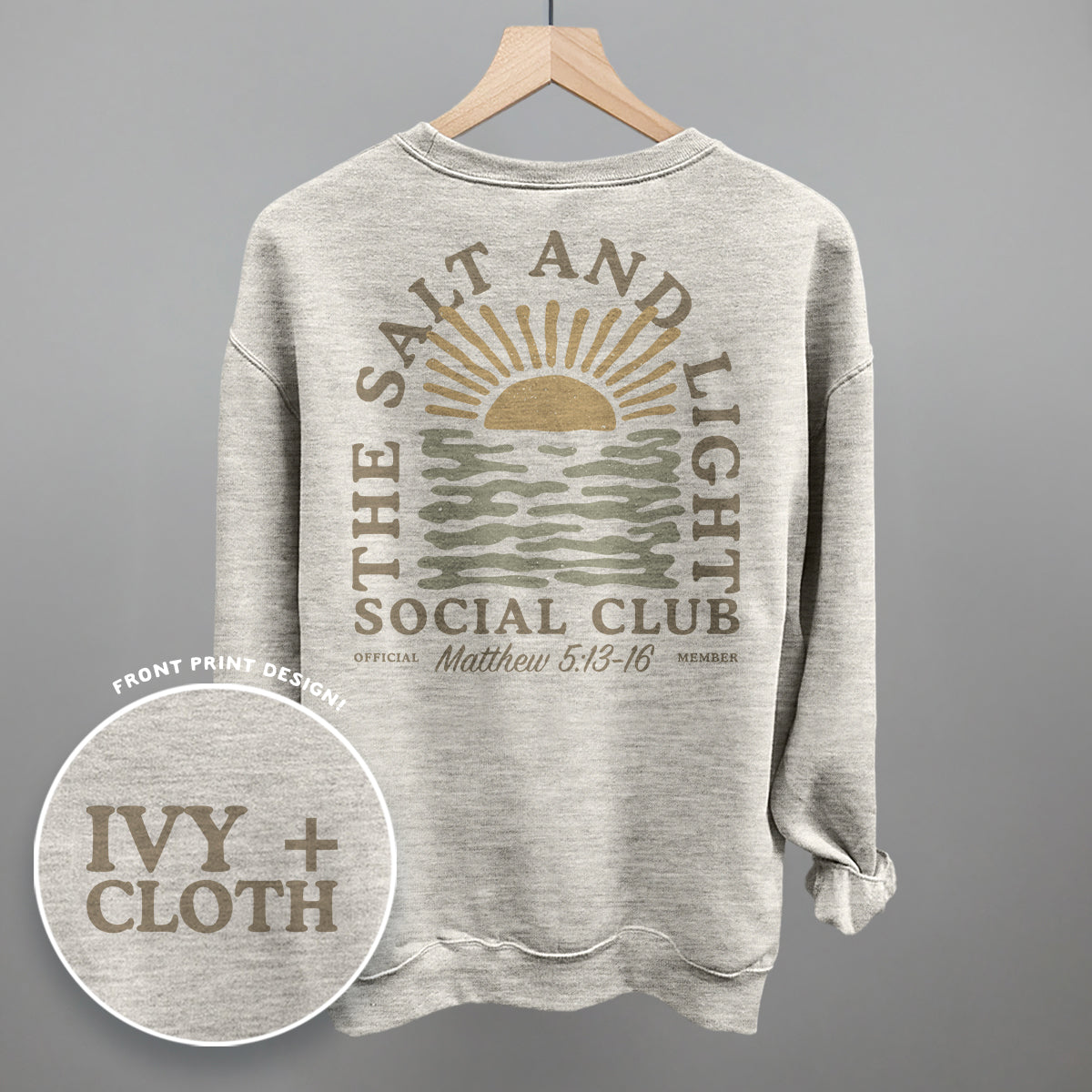 The Salt And Light Social Club (Back Print) Ivy + Cloth