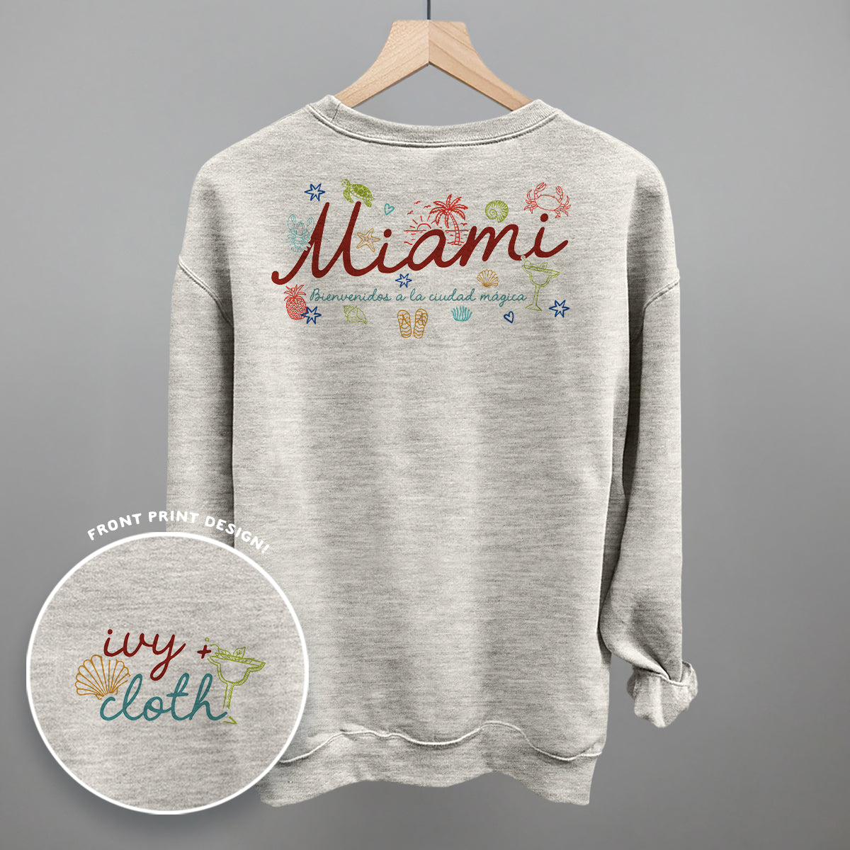 Miami Doodles (Back Print) Ivy + Cloth