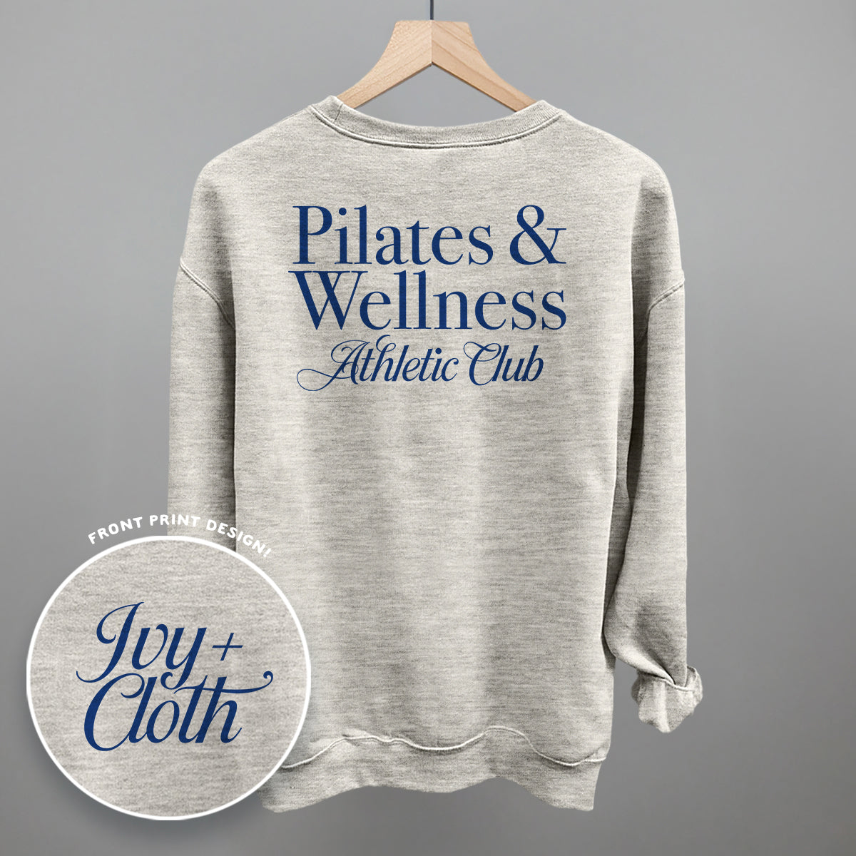 Pilates & Wellness Athletic Club (Back Print) Ivy + Cloth
