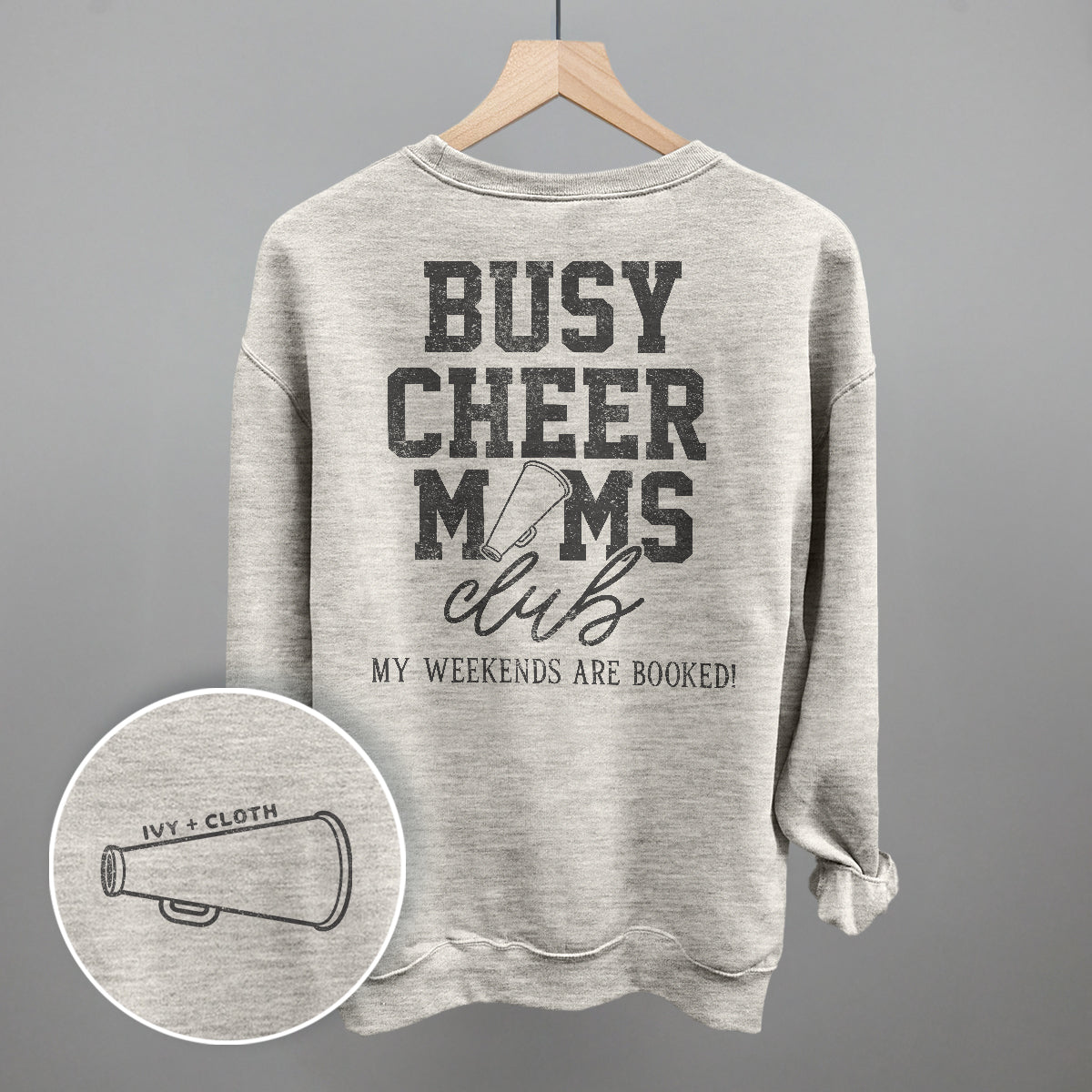 Busy Cheer Moms Club (Back Print) Ivy + Cloth