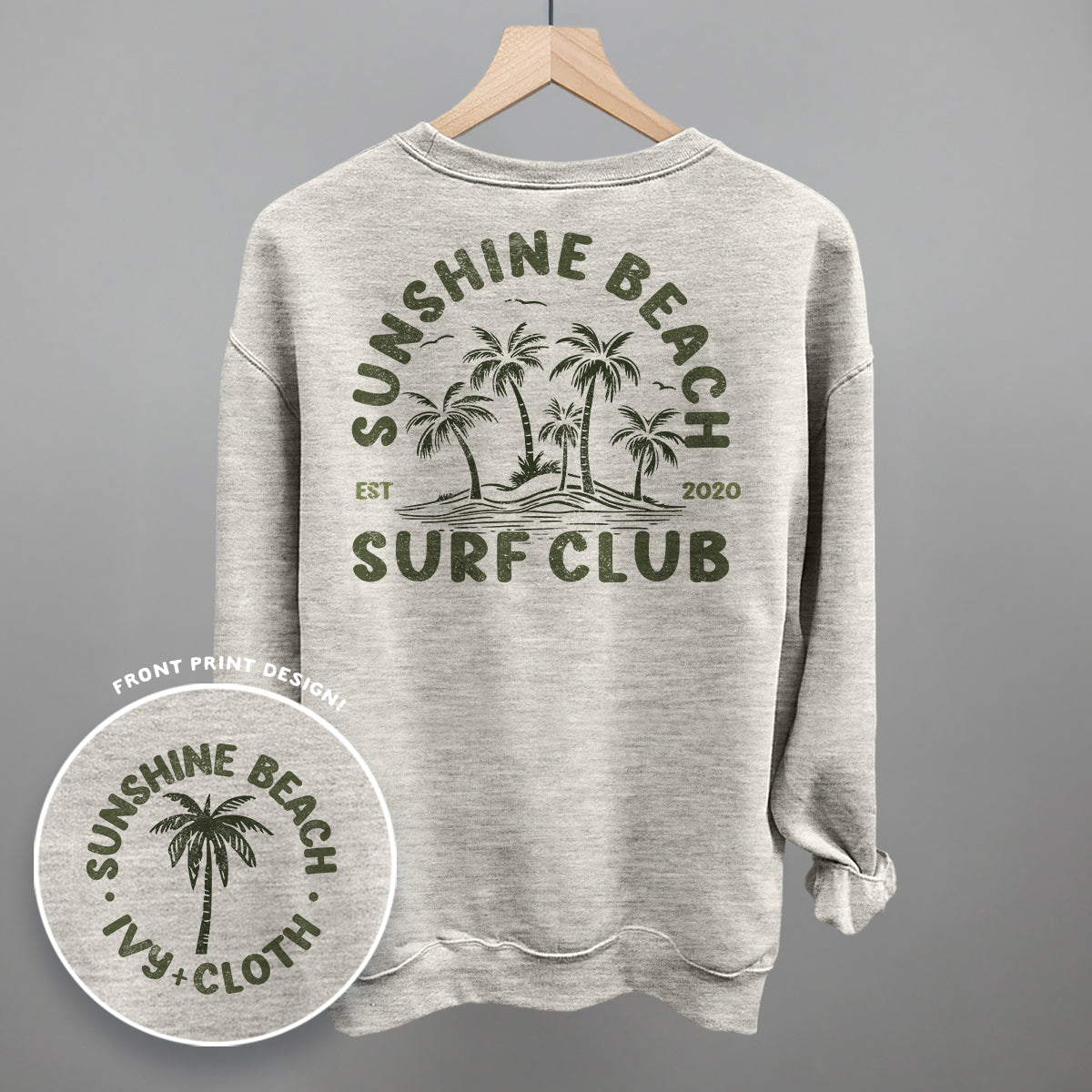 Sunshine Beach Surf Club (Back Print) Ivy + Cloth