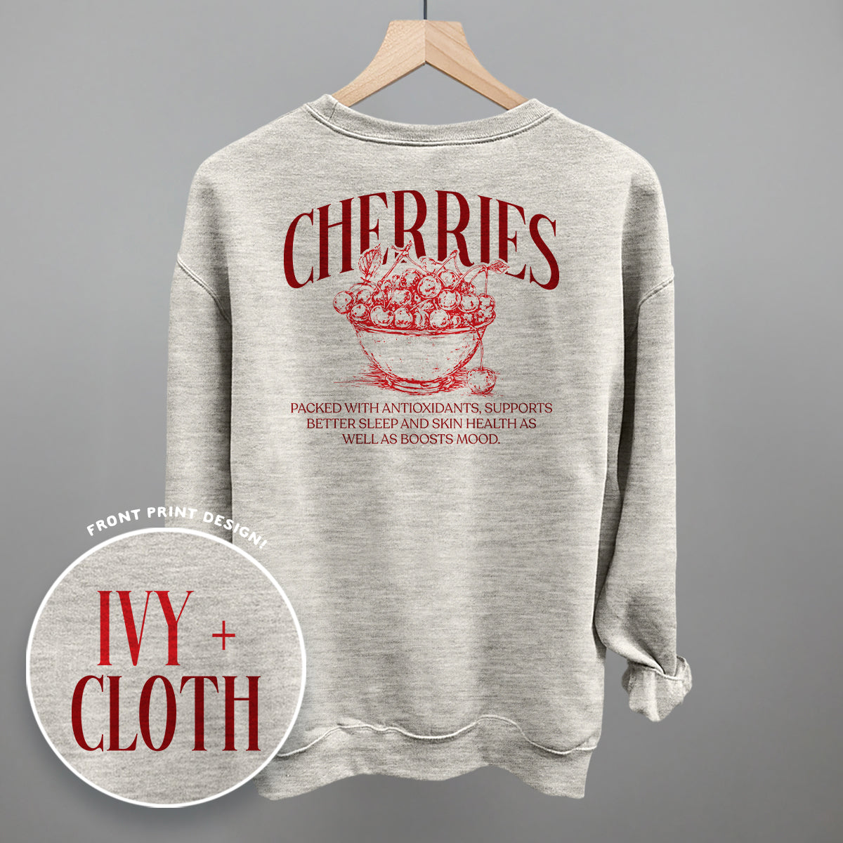 Cherry Wellness (Back Print) Ivy + Cloth
