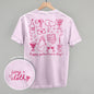 Galentine's Pink Doodles (Back Print) Ivy + Cloth