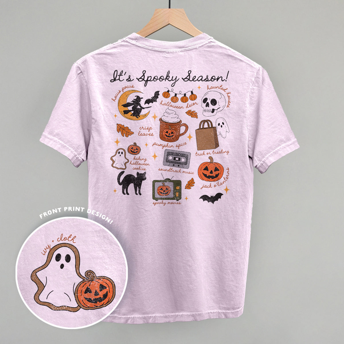 It's Spooky Season Doodles (Back Print) Ivy + Cloth