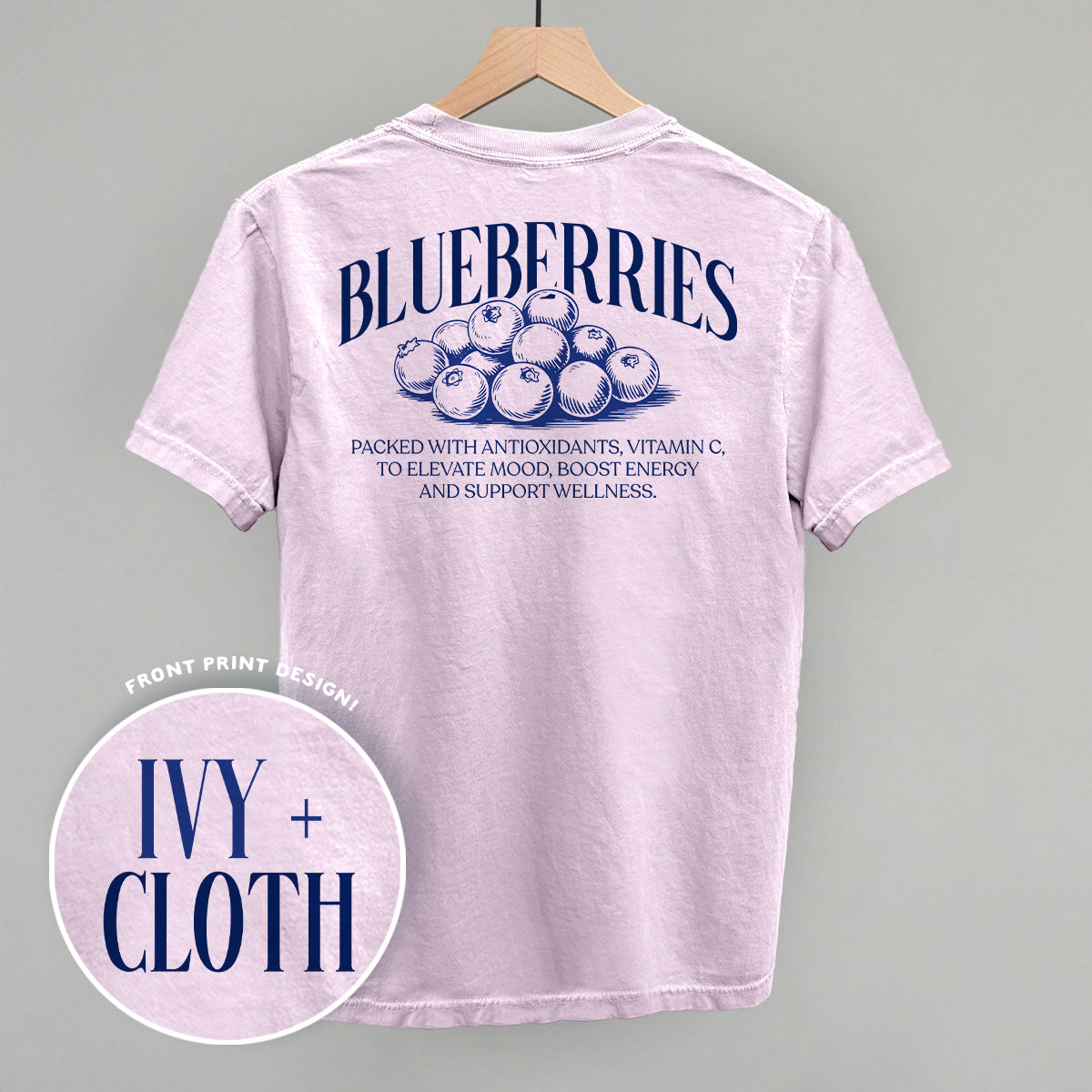 Blueberry Wellness (Back Print) Ivy + Cloth