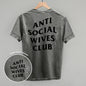 Anti Social Wives Club (Black) (Back Print) Ivy + Cloth