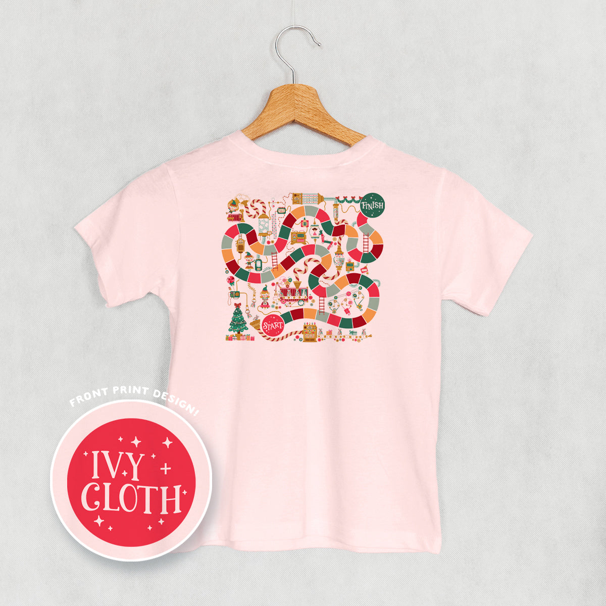 Holiday Board Game Doodle (Kids Back Print) Ivy + Cloth