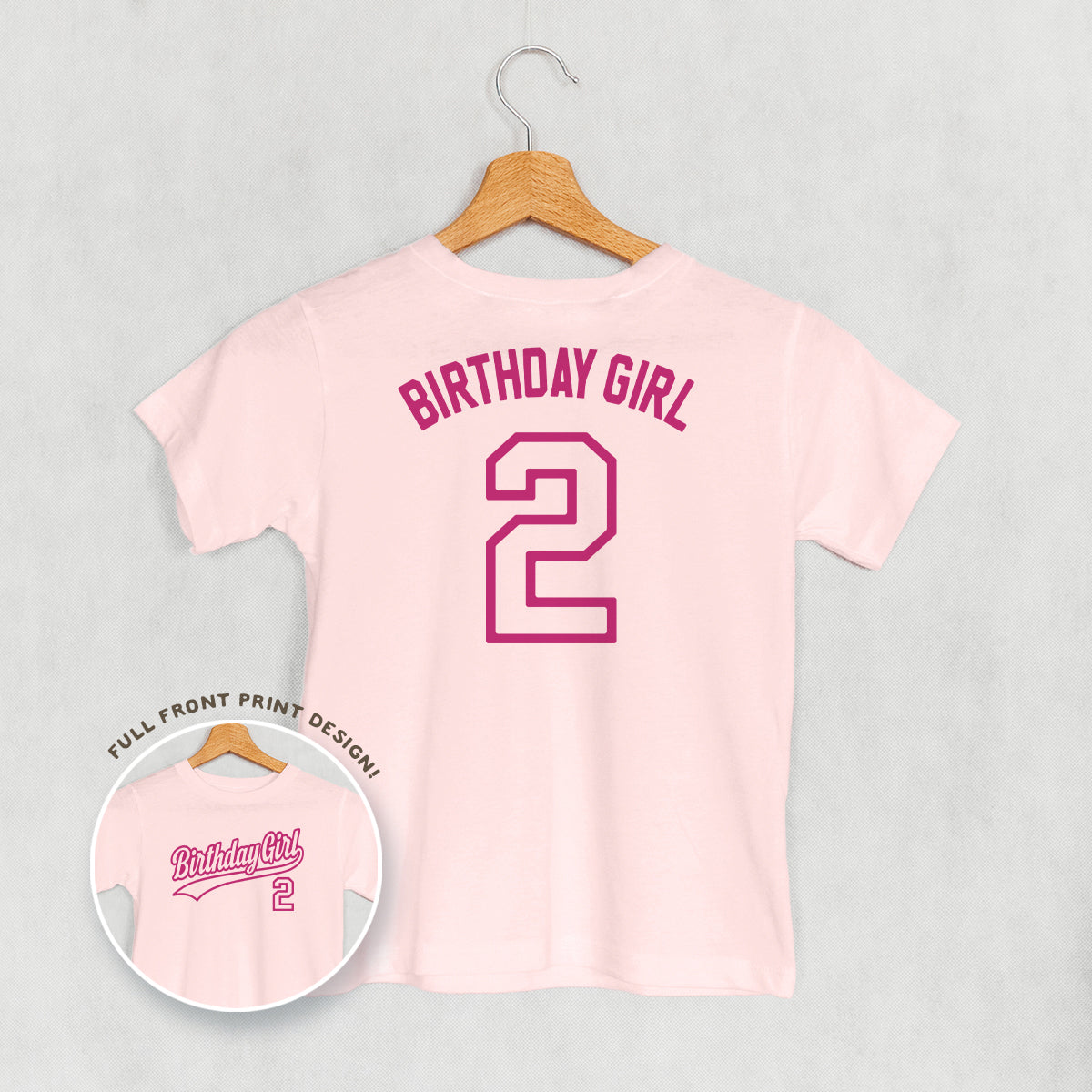 Birthday Girl Varsity #2 (Kids Back Print) Ivy + Cloth