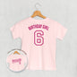 Birthday Girl Varsity #6 (Kids Back Print) Ivy + Cloth