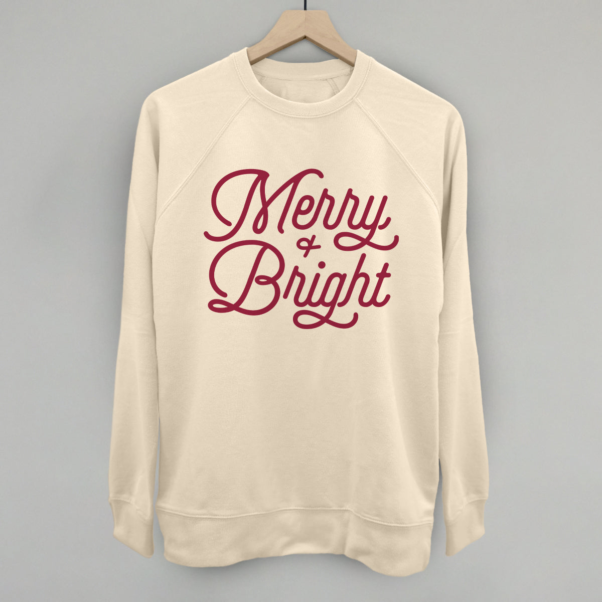 Merry And Bright (Monoline Script) Ivy + Cloth