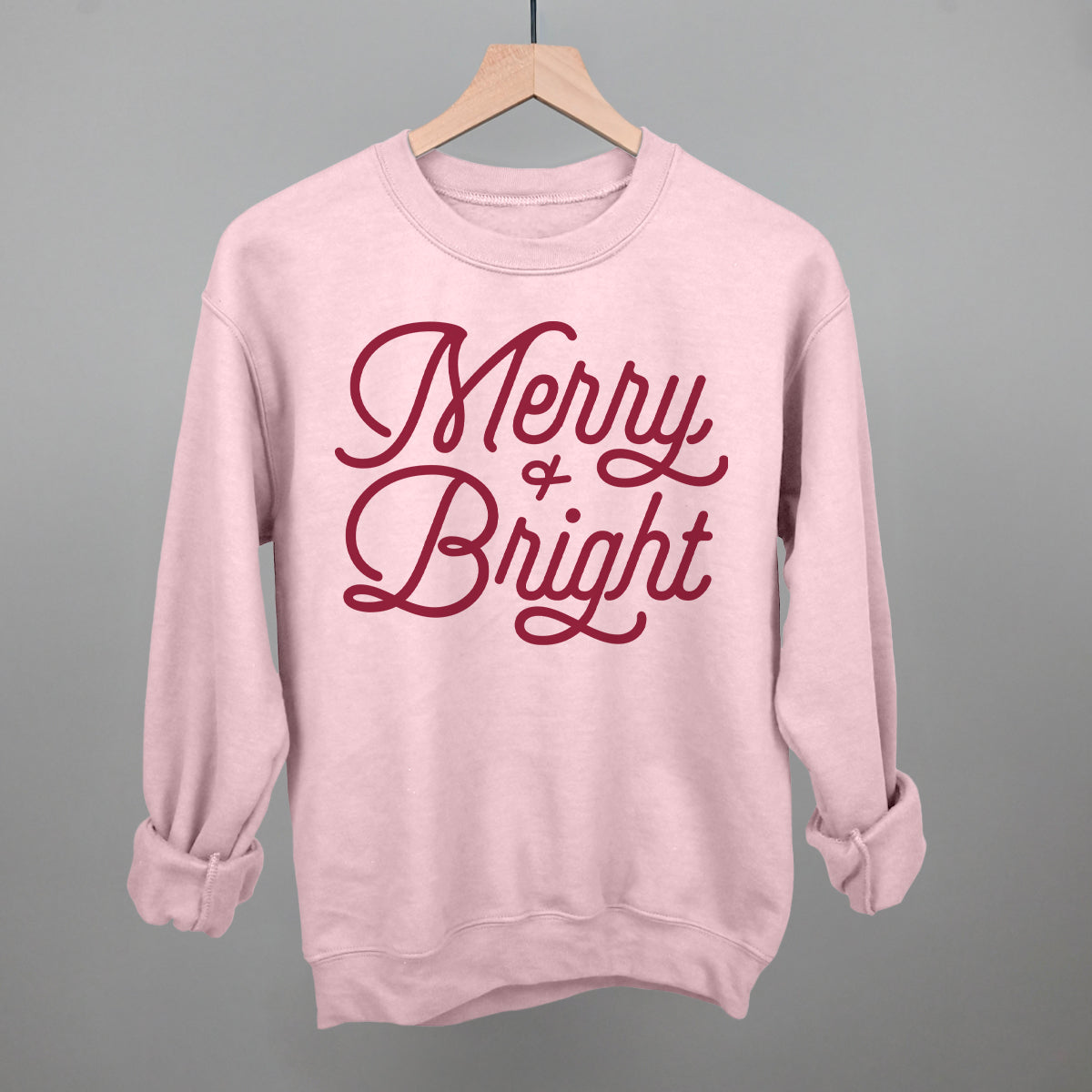 Merry And Bright (Monoline Script) Ivy + Cloth