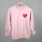 Baseball Heart (Left Chest) Ivy + Cloth