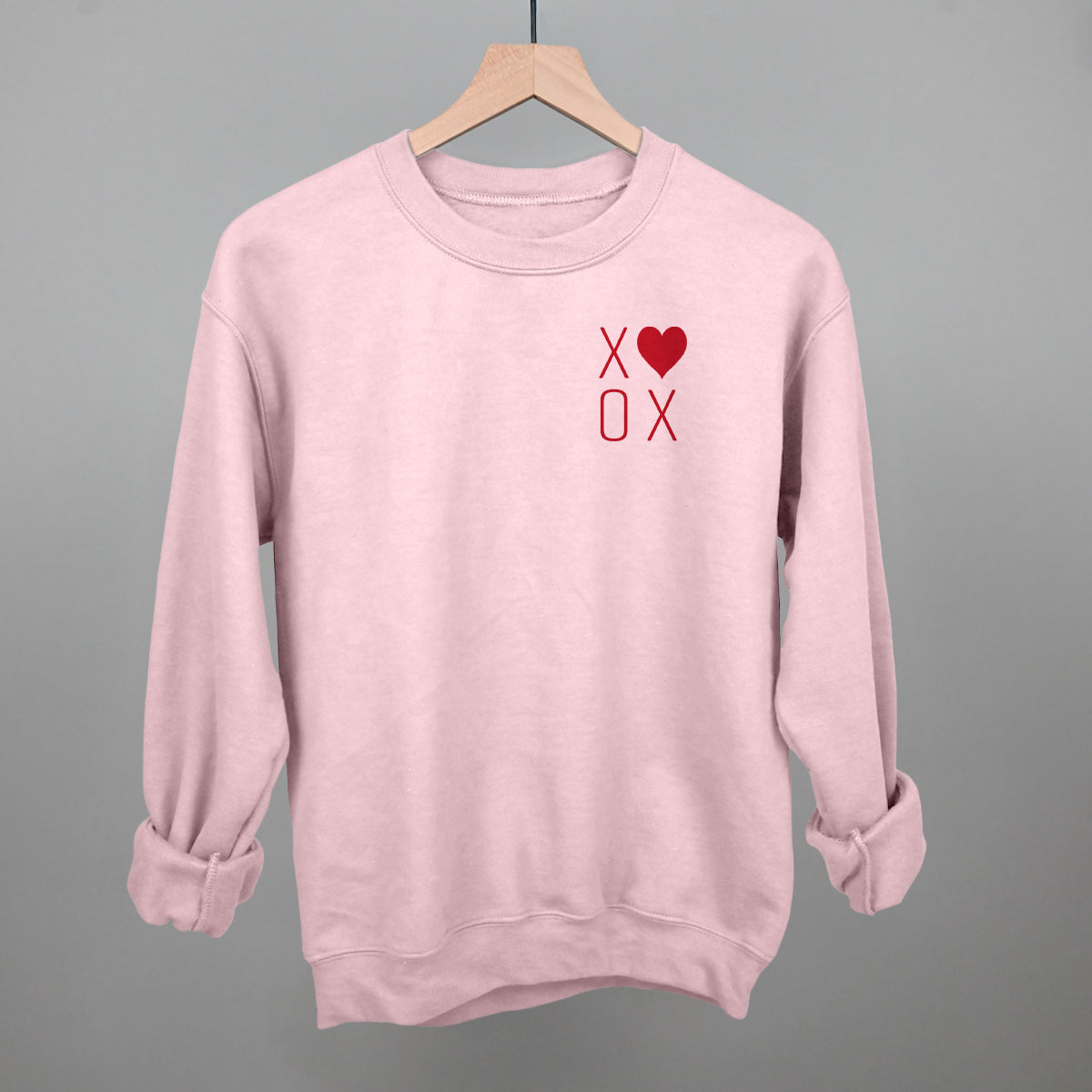 XOXO Heart (Left Chest) Ivy + Cloth