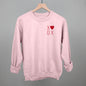XOXO Heart (Left Chest) Ivy + Cloth