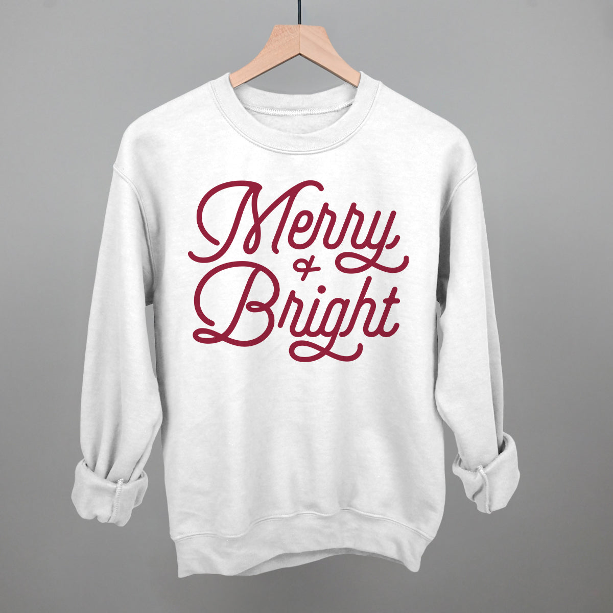 Merry And Bright (Monoline Script) Ivy + Cloth
