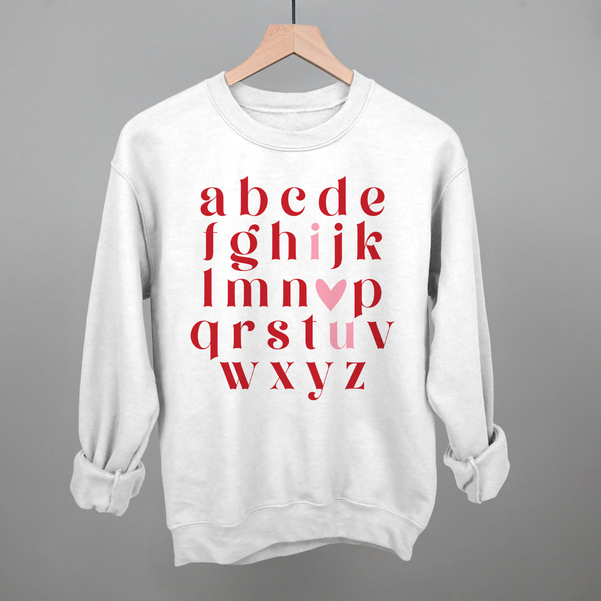 I Heart U Alphabet Ivy + Cloth