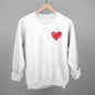 Baseball Heart (Left Chest) Ivy + Cloth