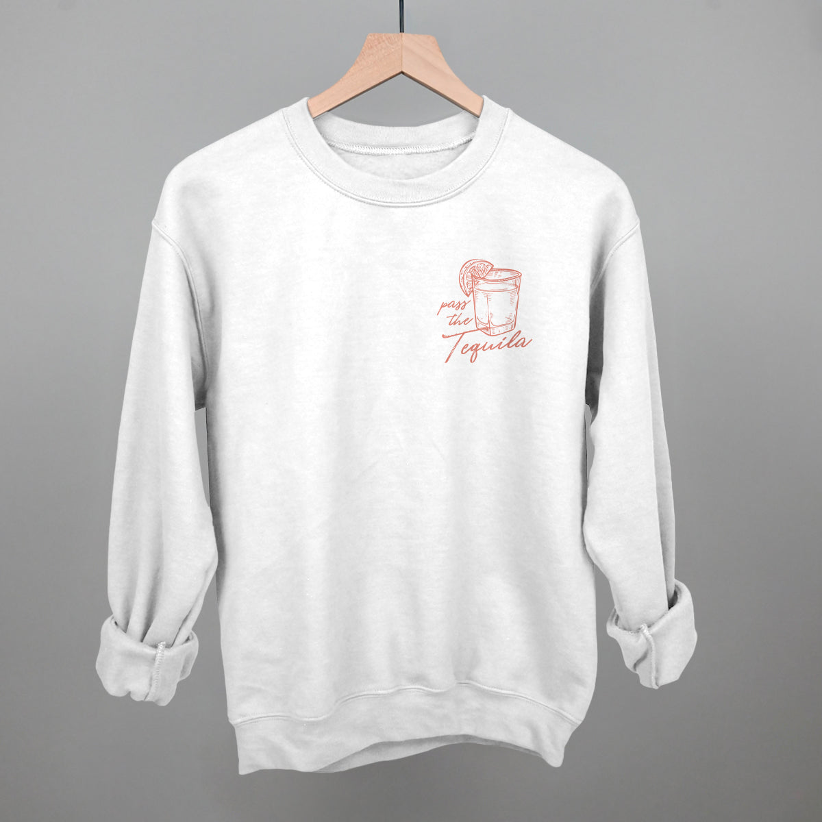 Pass The Tequila (Left Chest) Ivy + Cloth