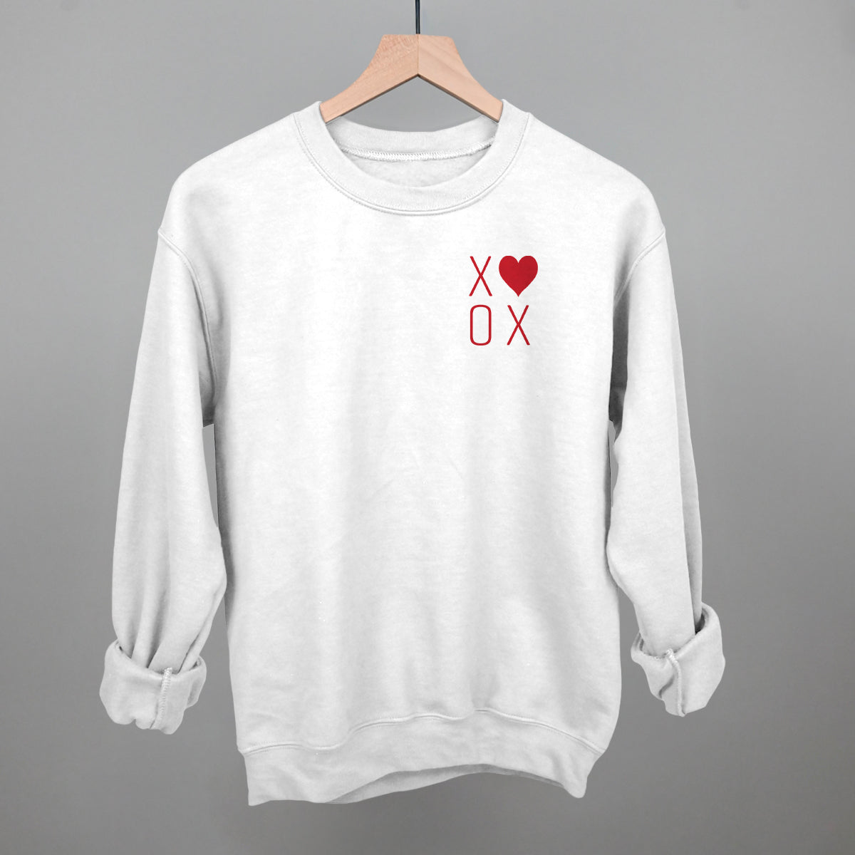 XOXO Heart (Left Chest) Ivy + Cloth