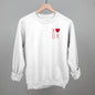 XOXO Heart (Left Chest) Ivy + Cloth