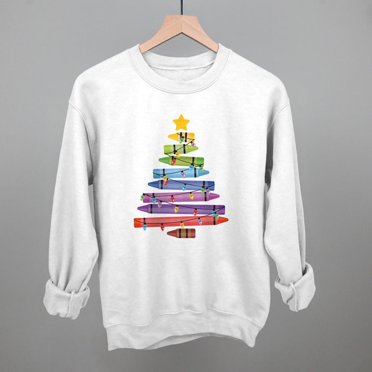 Crayon Christmas Tree Ivy + Cloth