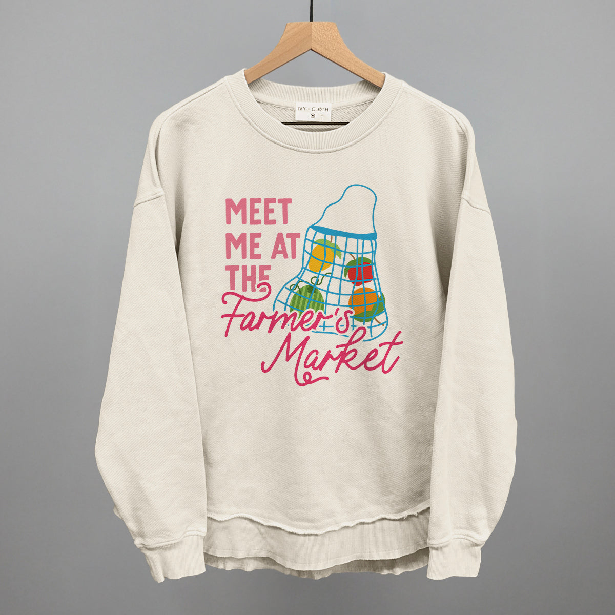 Meet Me At The Farmer's Market Doodle Ivy + Cloth