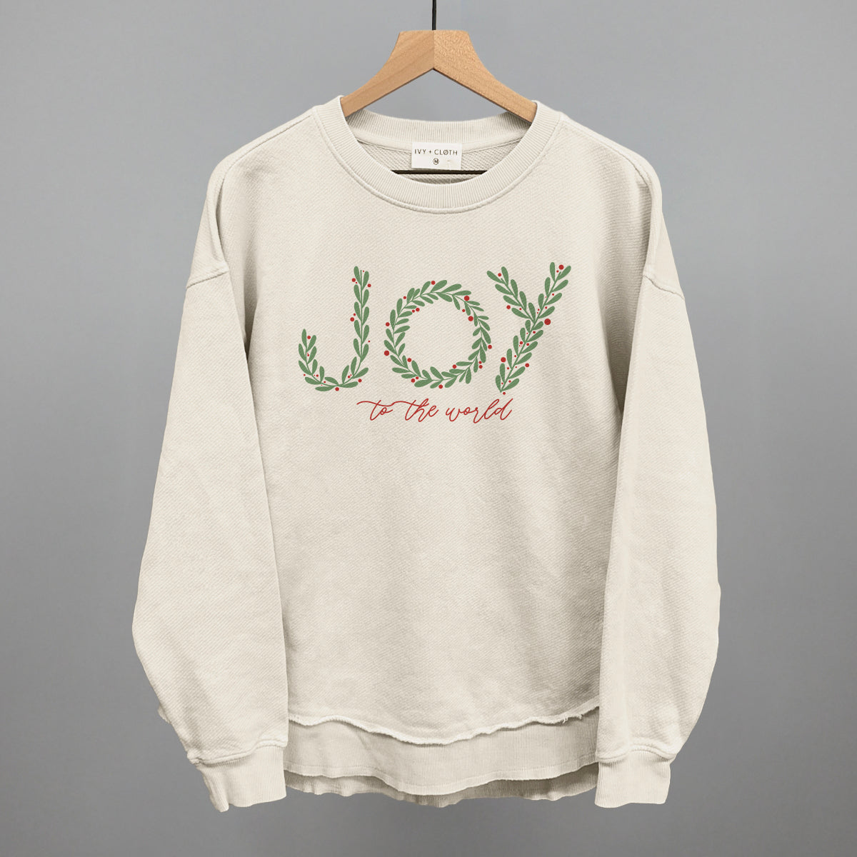 Joy To The World (Wreath) Ivy + Cloth
