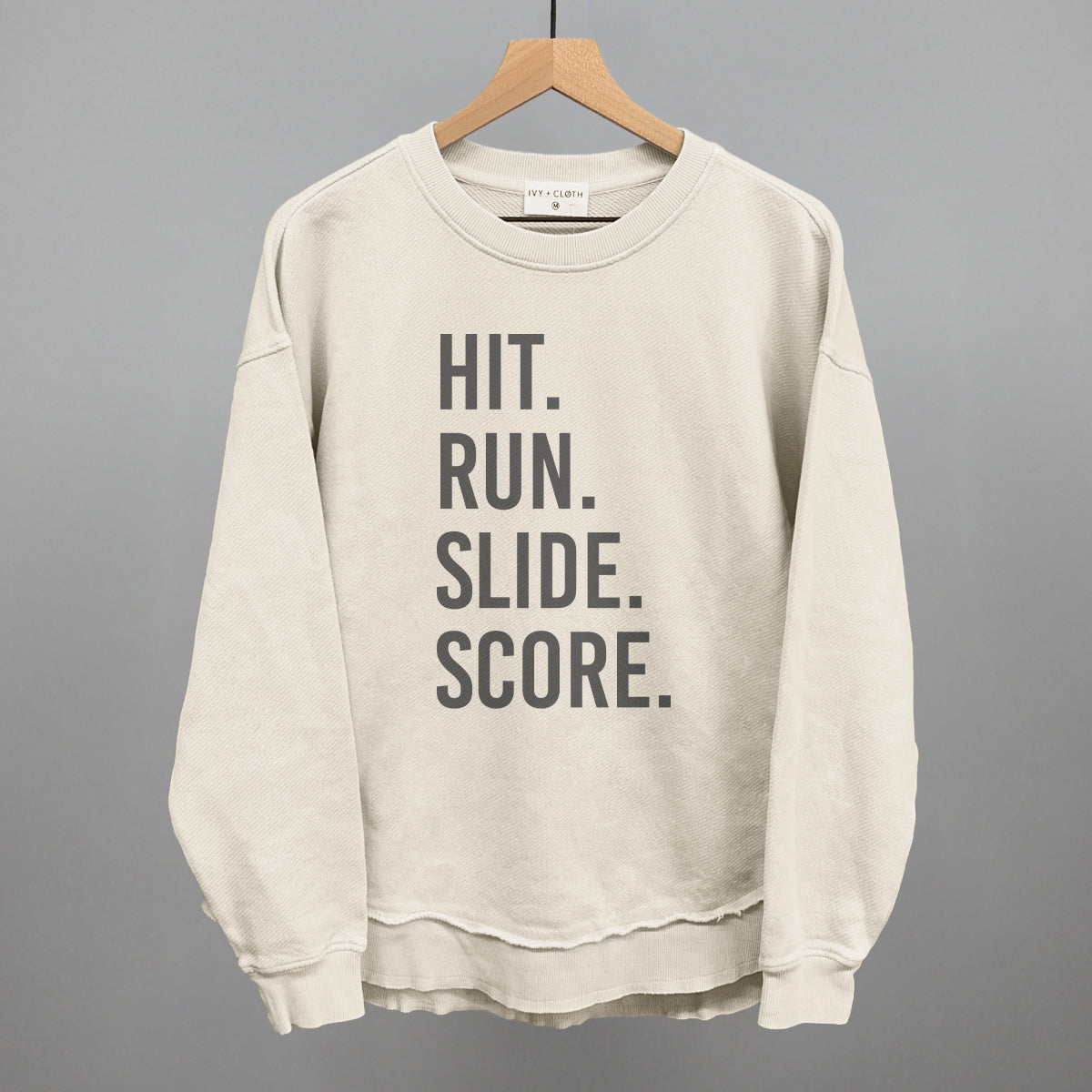Hit Run Slide Score Ivy + Cloth