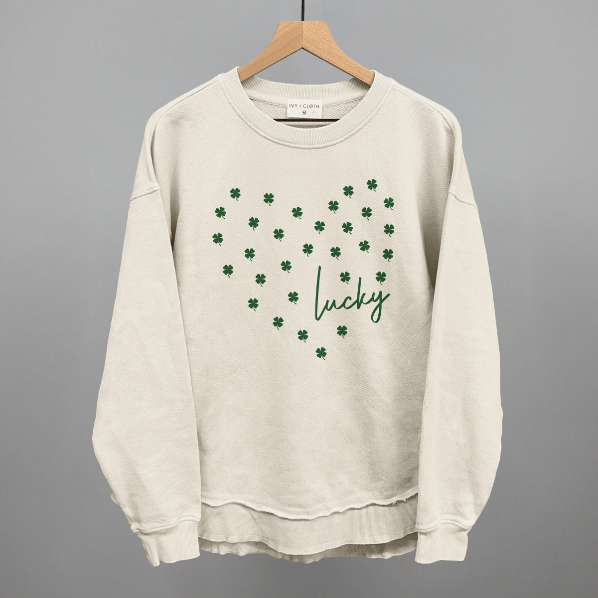 Lucky (Heart Shamrocks) Ivy + Cloth