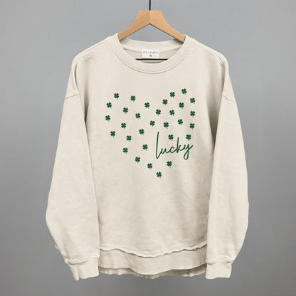 Lucky (Heart Shamrocks) Ivy + Cloth